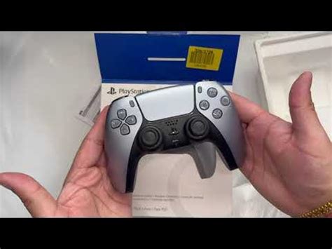 Sterling Silver - Sony DualSense PS5 - Wireless Controller Unboxing ...