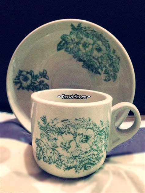 Jual Vintage | Gelas Cangkir Mug Kopi | Keramik | Antik | Ukuran Besar ...