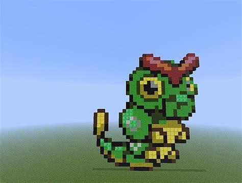 My Caterpie Pixel Art Minecraft Project