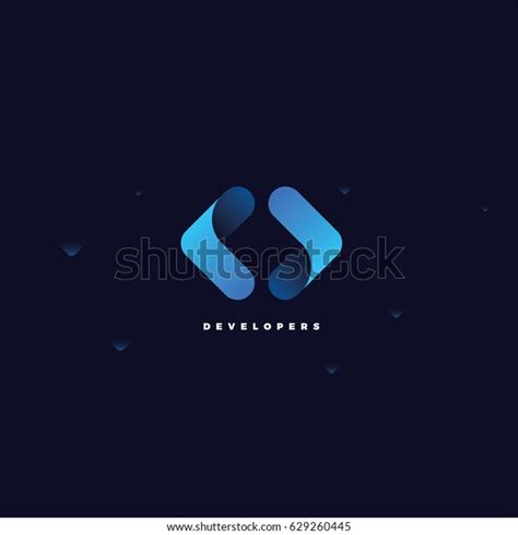 Code Logo Coder Company Logo Stock Vector (Royalty Free) 629260445 ...