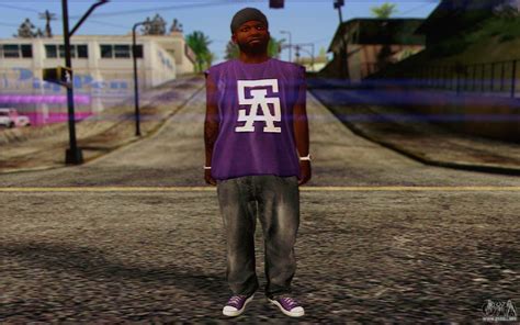 Ballas from GTA 5 Skin 1 para GTA San Andreas