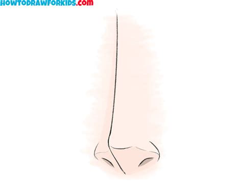 Anime Nose Drawing Step By Step