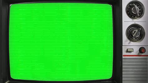 Old Tv Green Screen Stock Video Footage for Free Download