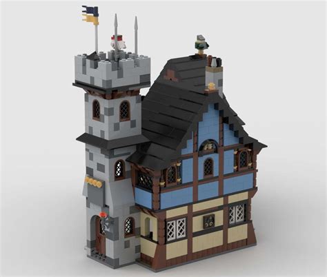 LEGO MOC 10193 Medieval House with Keep by CathyVT | Rebrickable ...