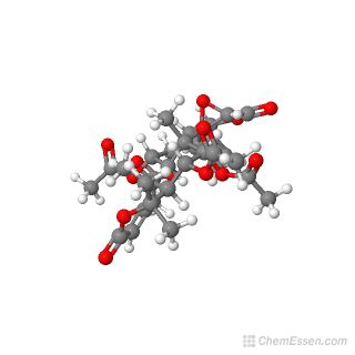 Perforin A Structure - C34H40O14 - Over 100 million chemical compounds ...