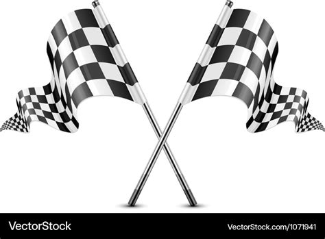 Checkered flag Royalty Free Vector Image - VectorStock