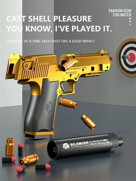 Toy Gun Cool Fake Pistol Rubber Bullet Guns That Look Real Realistic ...