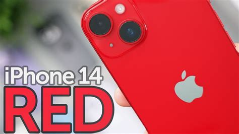 RED iPhone 14 Unboxing & First Impressions! - YouTube