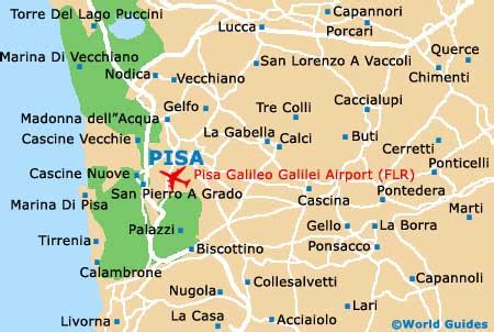 Pisa Maps and Orientation: Pisa, Tuscany, Italy