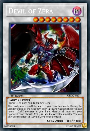 Image - LVS8 Devil of Zera.png | Yu-Gi-Oh Card Maker Wiki | FANDOM ...