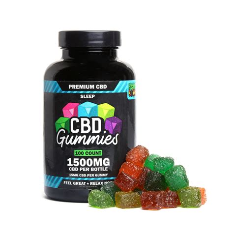 Hemp Bombs CBD Sleep Gummies 1500mg | Delivery LA