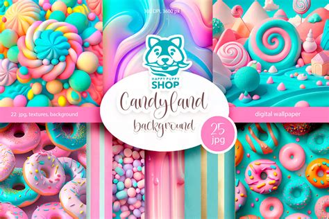 Candy and Sweets Clipart Candy Wallpaper Ice Cream Drip - Etsy Australia