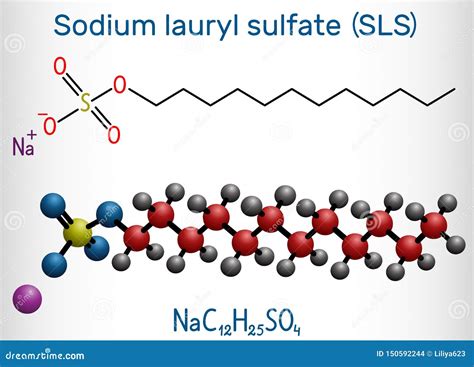 Sodium Dodecyl Sulfate Or SDS, Sodium Lauryl Sulfate, Surfactant ...