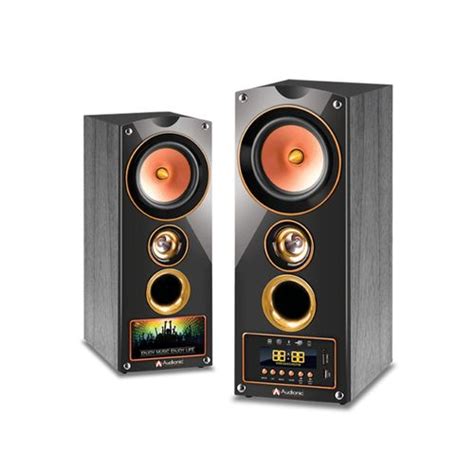 Audionic Cooper 5 Wooden Speakers With Bluetooth Led Display Online in ...