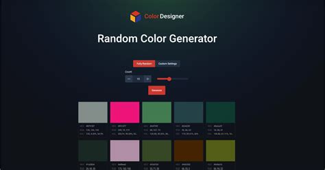 Random hex color code generator - polizshe