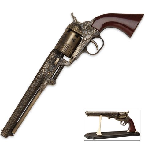 Outlaw Revolver Replica with Stand | CHKadels.com | Survival & Camping Gear