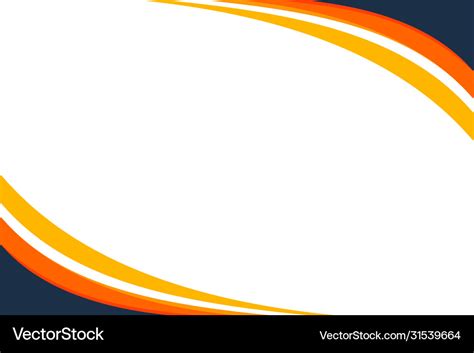 Colorful orange curve background design Royalty Free Vector