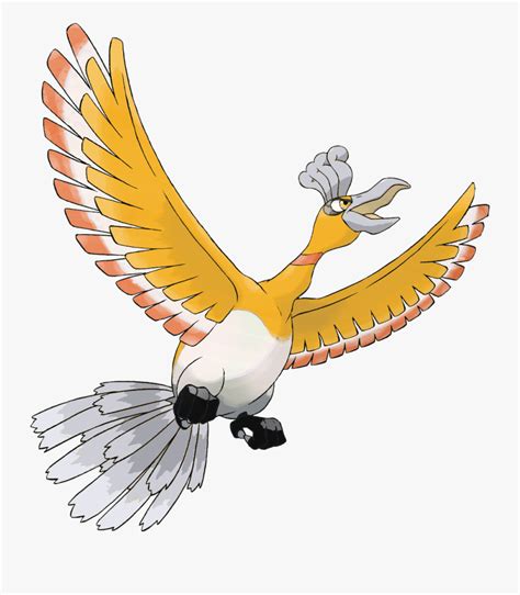 Image Ho Oh Shiny - Ho Ho Pokemon , Free Transparent Clipart - ClipartKey