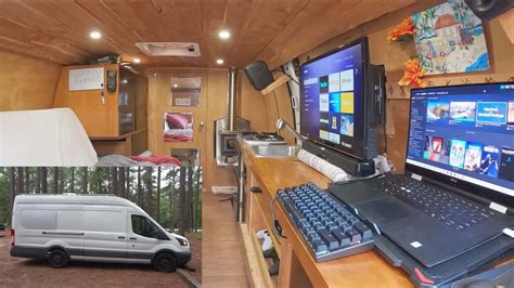 This Stealth Camper Hides A Sweet Gaming Setup And Recording Studio ...