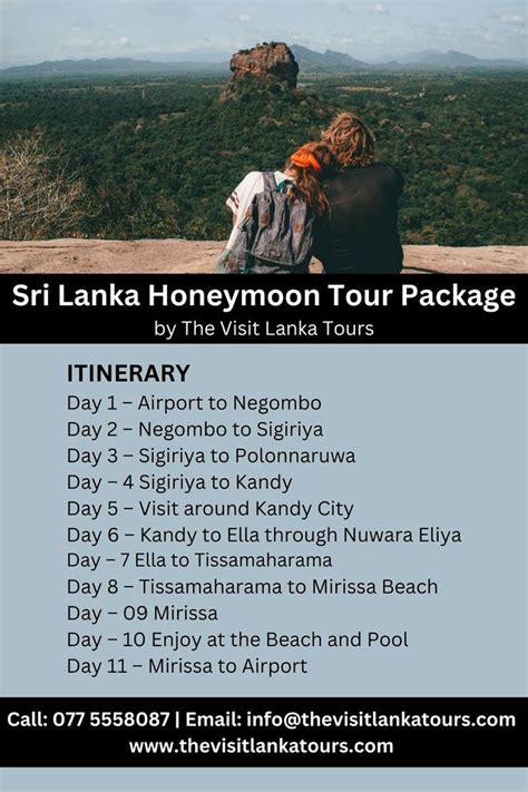 Exquisite Sri Lanka Honeymoon Itinerary - The Visit Lanka Tours