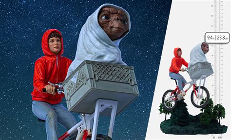 E.T. & Elliot Art Scale Statue by Iron Studios | Sideshow Collectibles