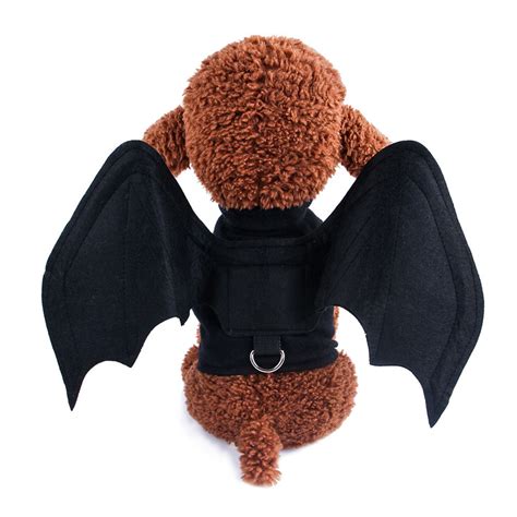 Wholesale Dog Clothes Halloween Bat Wings Costume for Pets Cosplay Bat ...