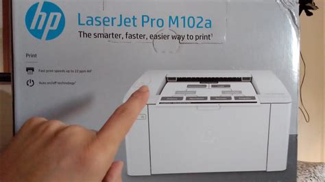 hp LazerJet Pro m102a - YouTube