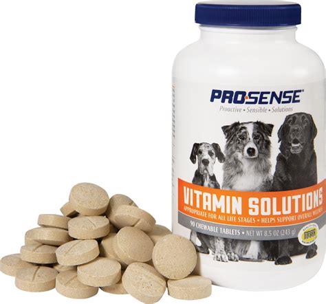 Pro-Sense Dog Vitamin Solutions All Life Stages Formula, 90 count ...