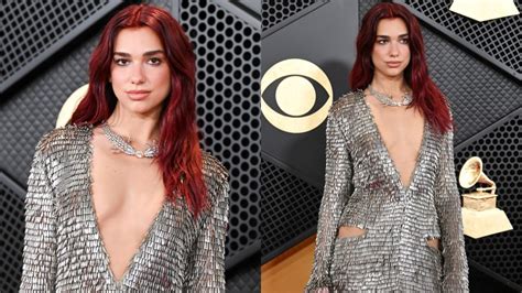 Dua Lipa Wears Courrèges for Grammys 2024 Red Carpet