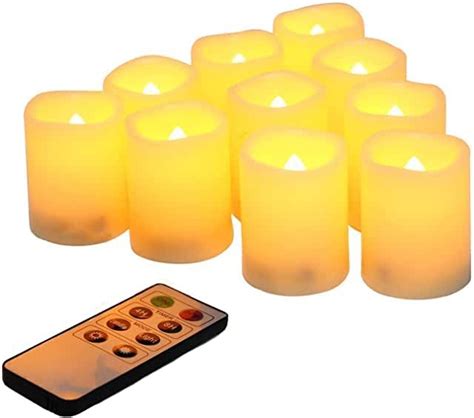 Amazon.com : flameless remote candles | Remote control candles, Remote ...