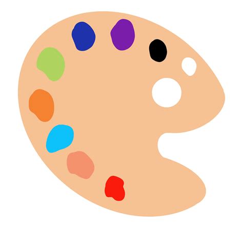 Paint Palette Clipart 9418837 PNG