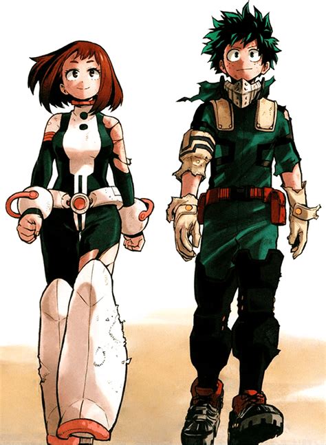 Deku And Uraraka Walking