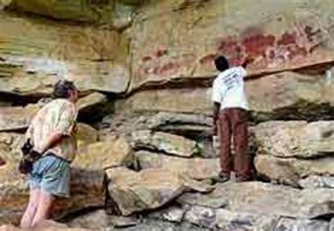 Bushman and San Paintings in the Drakensberg - South Africa