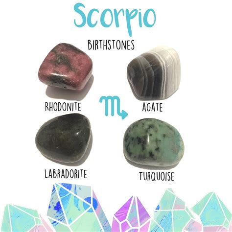 Scorpio Birthstone Gemstone Kit 23 October 21 November 4 | Etsy