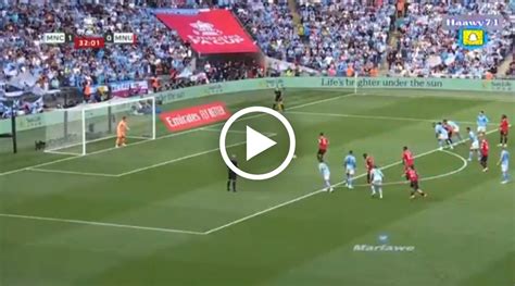 (Video) Watch:1-1 First Half Goal Highlight Man City vs Man United FA ...