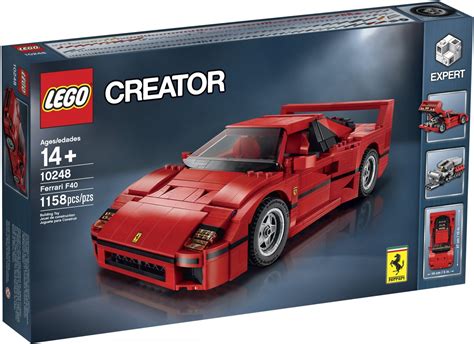 Lego Ferrari F40 10248 (2015) Creator Expert New Sealed Set!