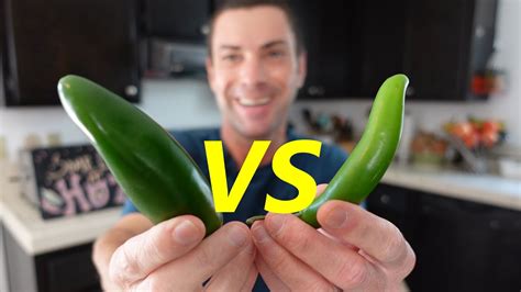 Jalapeno vs Serrano Pepper | Differences & Similarities - YouTube