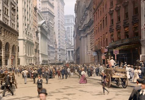 Picture of the Day: New York City, 1900s Colorized » TwistedSifter