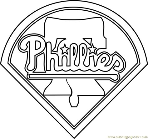 Phillies Coloring Pages For Kids Coloring Pages