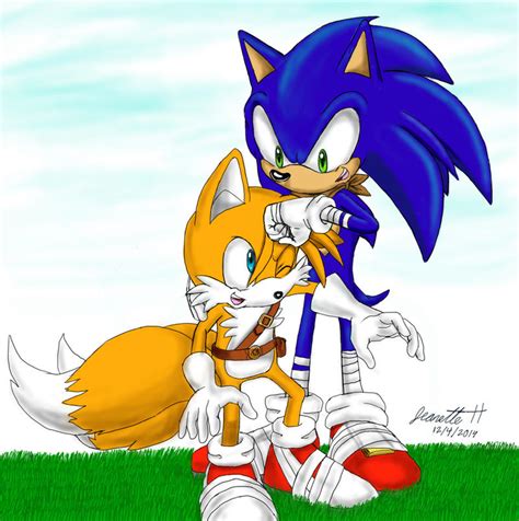 Sonic Gives Tails a Noogie by QT-Star on DeviantArt