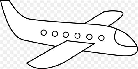 Airplane Drawing Clip Art, PNG, 5620x2812px, Airplane, Area, Art, Black ...