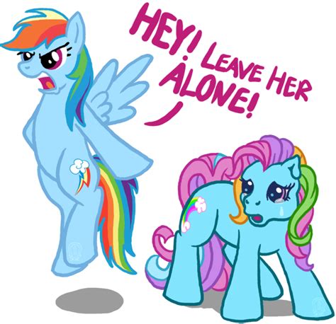 G4 Rainbow Dash defends G3 Rainbow Dash - Rainbow Dash Fan Art ...