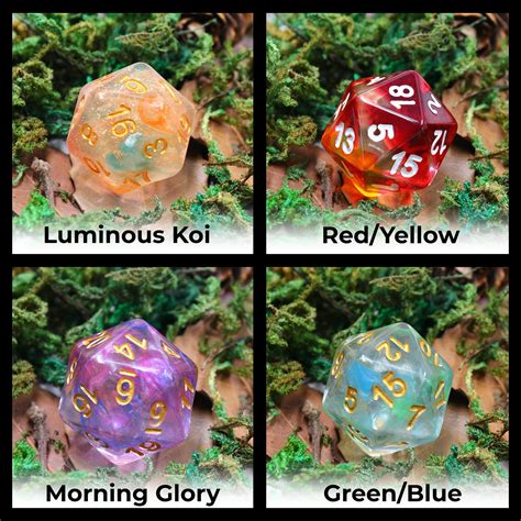 Premium D20 Dice Assorted D20 Multiple Styles Available | Etsy