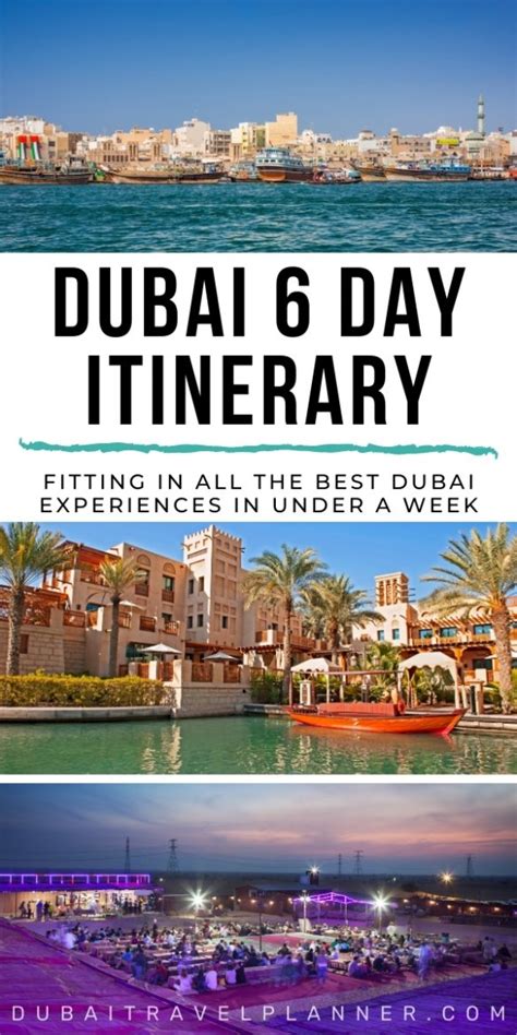 Dubai in 6 Days - Your Complete Day-by-Day Itinerary for Dubai - Dubai ...