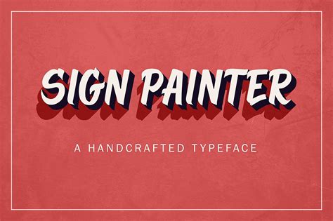 Sign Painter Font - Design Cuts