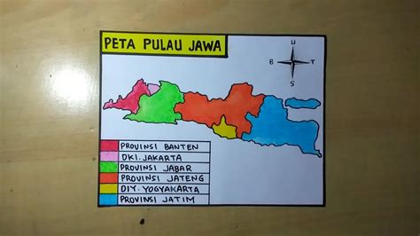 Gambar Peta Pulau Jawa : Profil Pulau Jawa +Gambar Peta Lengkap ...