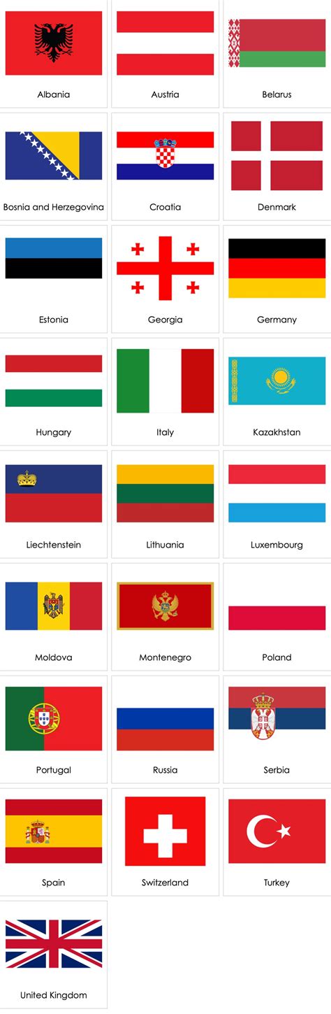 Flags of European Countries 01 | AMI Digital