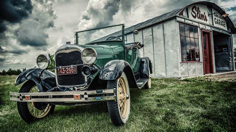 Vintage Car Wallpaper 4k