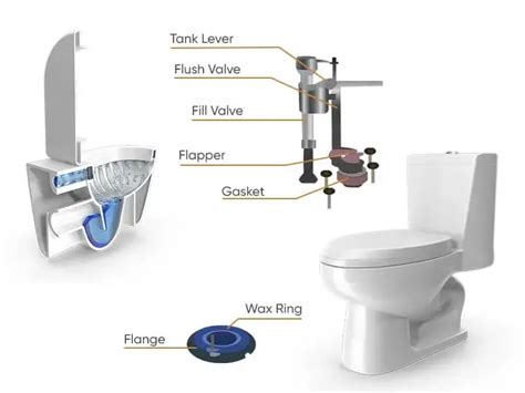 Parts Of A Toilet Components Of A Toilet, 48% OFF