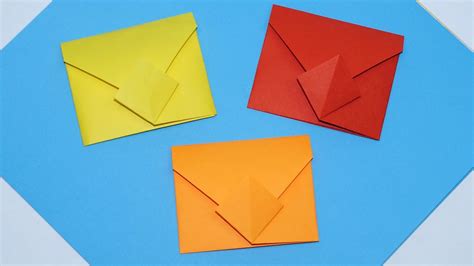 DIY - Easy origami envelope tutorial. How to make envelope. DIY paper ...